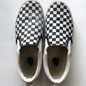 Vans Checkered Asher Slip Ons